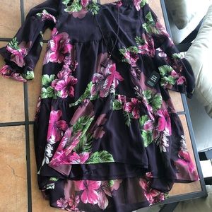 Express floral dress
